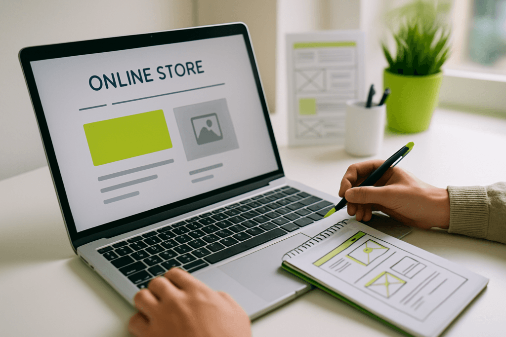 Imagen ilustrativa de 'Diseño web tienda online en Galicia: guía práctica para vender más'